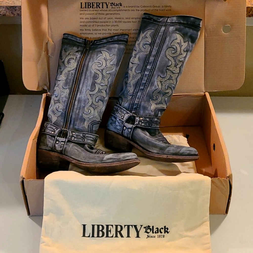 Liberty Black Women's Boots -Size 9